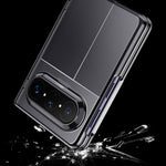 For Huawei Pura X Max Case AG Matte Foldable Phone Cover with Anti-spy Screen Protector
