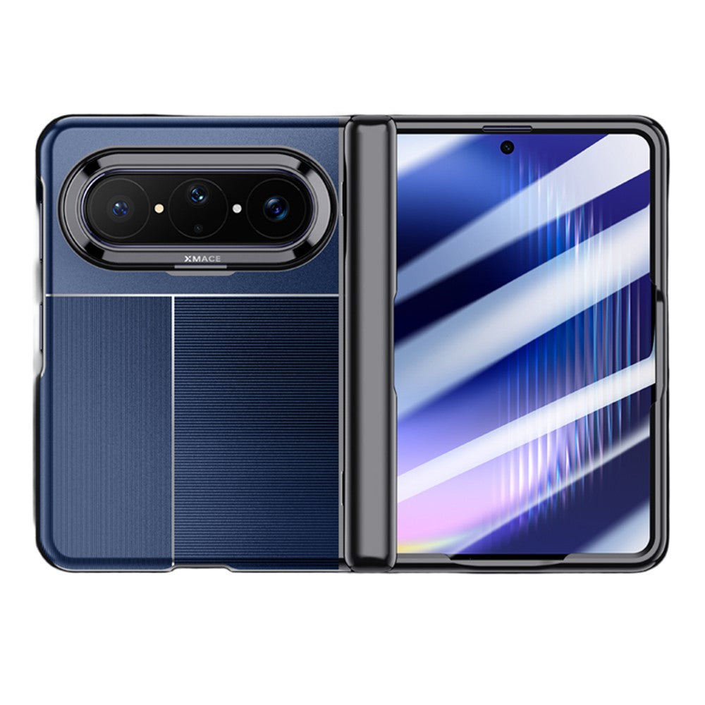 For Huawei Pura X Max Case AG Matte Hinge Protection Phone Cover with HD Clear Screen Protector