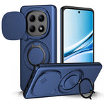 Magnetic Case For Xiaomi Redmi Note 15 5G (Global) / Note 15 4G (Global) / Poco M8 5G Ring Kickstand Slide Camera Cover TPU PC Hybrid Phone Shell