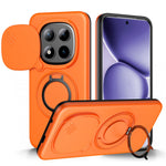 For Xiaomi Redmi Note 15 Pro+ 5G (Global) / Poco M8 Pro 5G Magnetic Case Ring Kickstand Slide Camera Cover TPU PC Hybrid Phone Shell