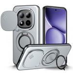 For Xiaomi Redmi Note 15 Pro+ 5G (Global) / Poco M8 Pro 5G Magnetic Case Ring Kickstand Slide Camera Cover TPU PC Hybrid Phone Shell