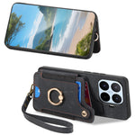 For Xiaomi 17T Pro Case Retro PU Leather Back Cover with RFID Blocking Card Holder
