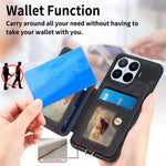 For Xiaomi 17T Pro Case Retro PU Leather Back Cover with RFID Blocking Card Holder