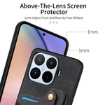 For Xiaomi 17T Pro Case Retro PU Leather Back Cover with RFID Blocking Card Holder