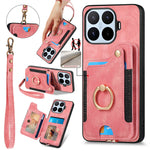 For Xiaomi 17T Pro Case Retro PU Leather Back Cover with RFID Blocking Card Holder