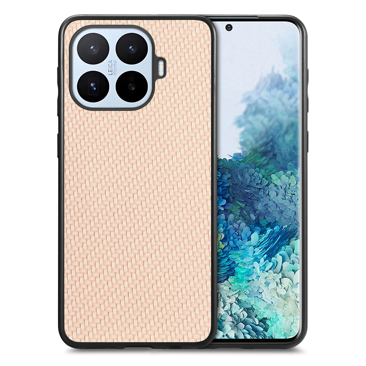 For Xiaomi 17T Pro Case Carbon Fiber Texture PU Leather + PC + TPU Phone Cover