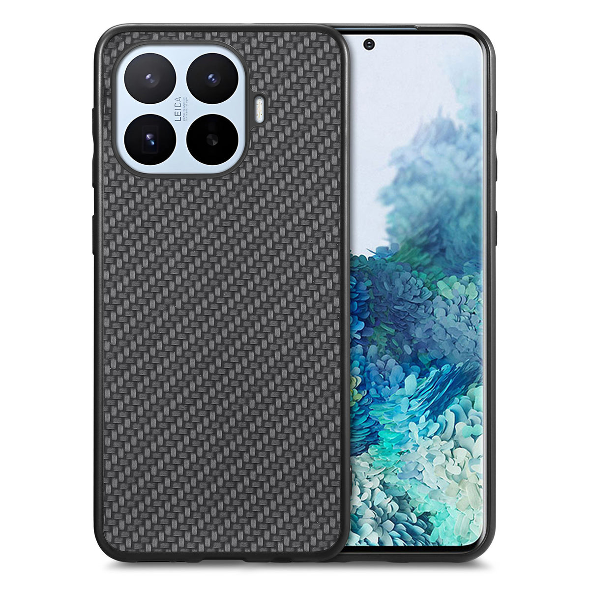 For Xiaomi 17T Case Carbon Fiber Texture PU Leather + PC + TPU Phone Cover