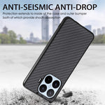 For Xiaomi 17T Case Carbon Fiber Texture PU Leather + PC + TPU Phone Cover