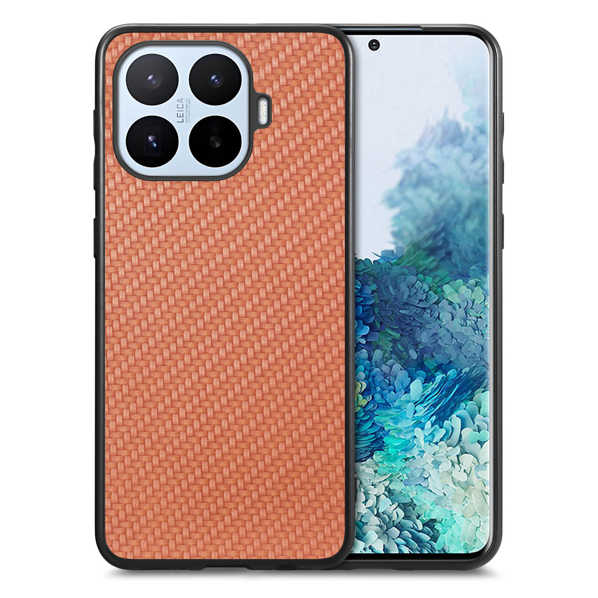 For Xiaomi 17T Case Carbon Fiber Texture PU Leather + PC + TPU Phone Cover