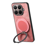 For Xiaomi 17T Phone Case with Rotating Kickstand Stress Relief Retro Leather Back Cover