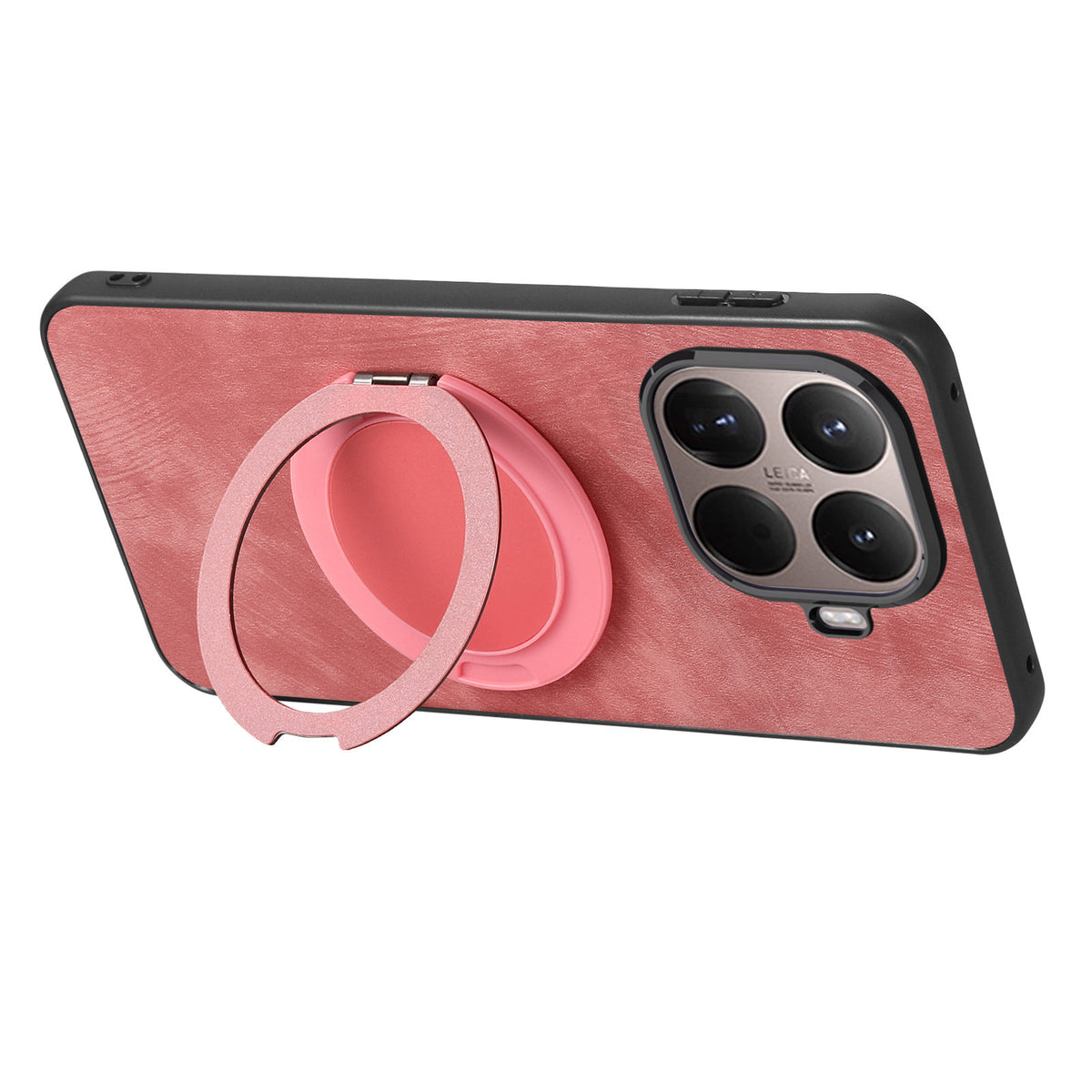 For Xiaomi 17T Phone Case with Rotating Kickstand Stress Relief Retro Leather Back Cover