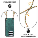 For Xiaomi 17T Pro Retro Leather Phone Back Cover with Adjustable Strap