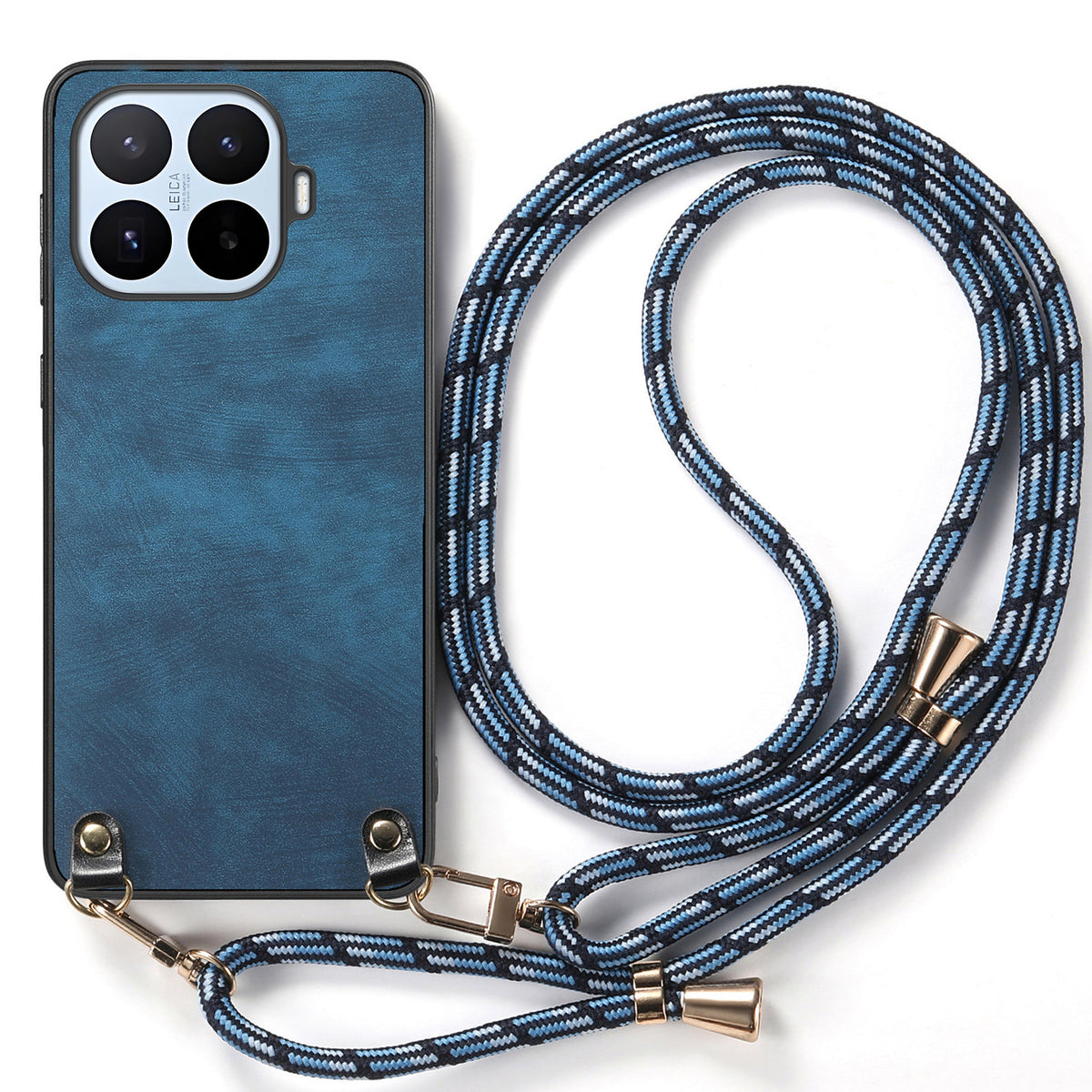 For Xiaomi 17T Pro Retro Leather Phone Back Cover with Adjustable Strap