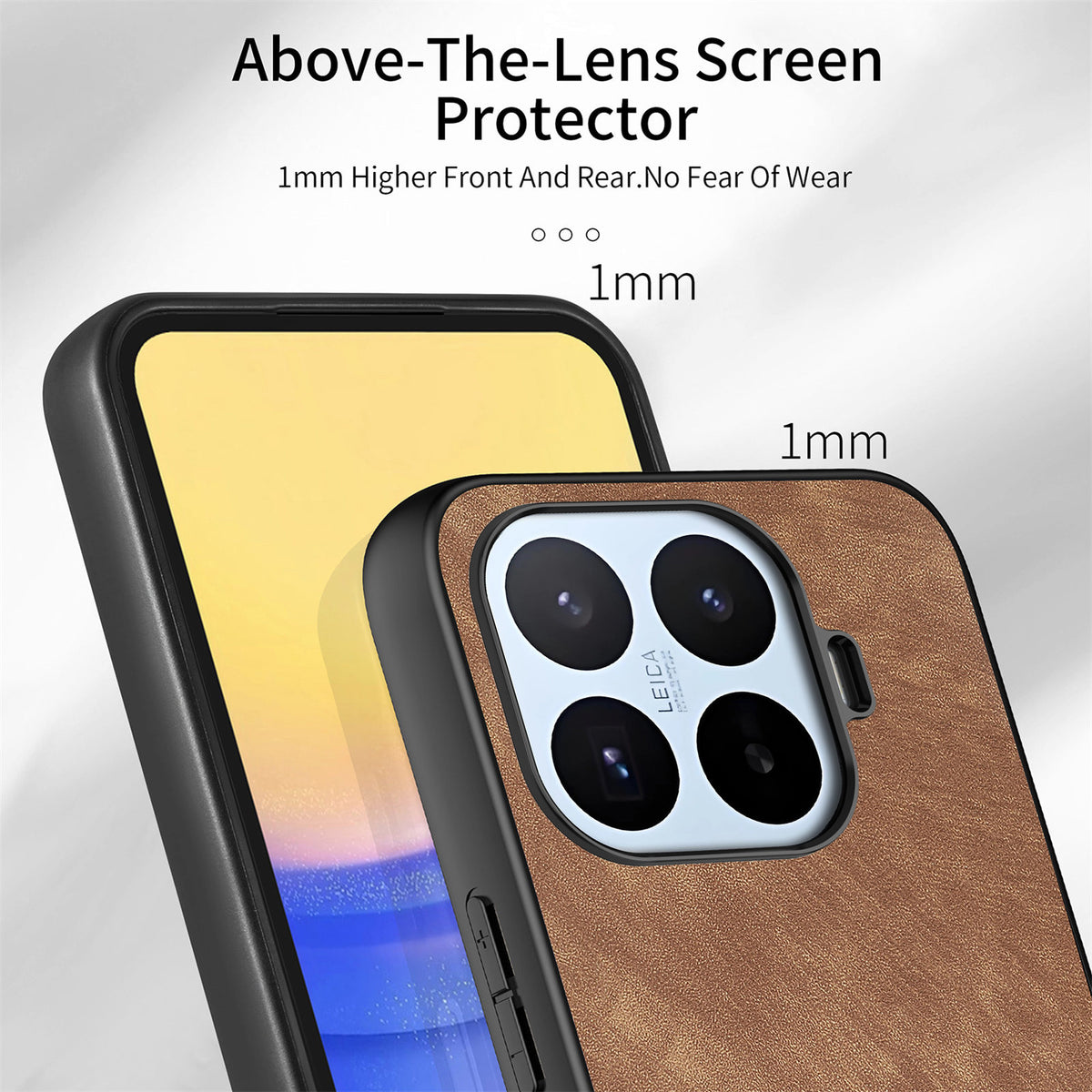 For Xiaomi 17T Pro Case Shockproof Slim Retro Leather Phone Back Cover