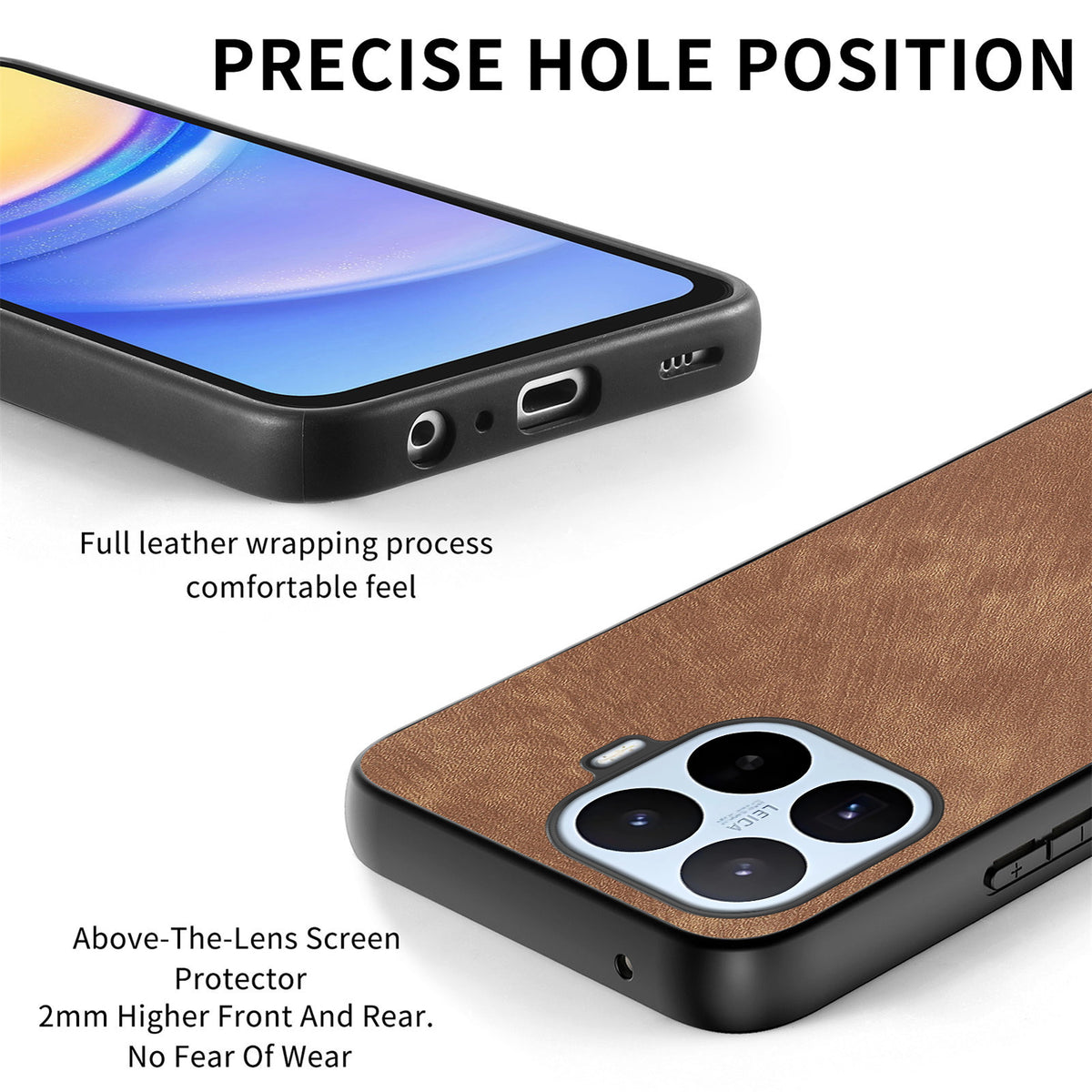For Xiaomi 17T Pro Case Shockproof Slim Retro Leather Phone Back Cover
