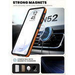 For Samsung Galaxy S26+ Magnetic Case Double Color Rotating Ring Kickstand PC + TPU Phone Cover