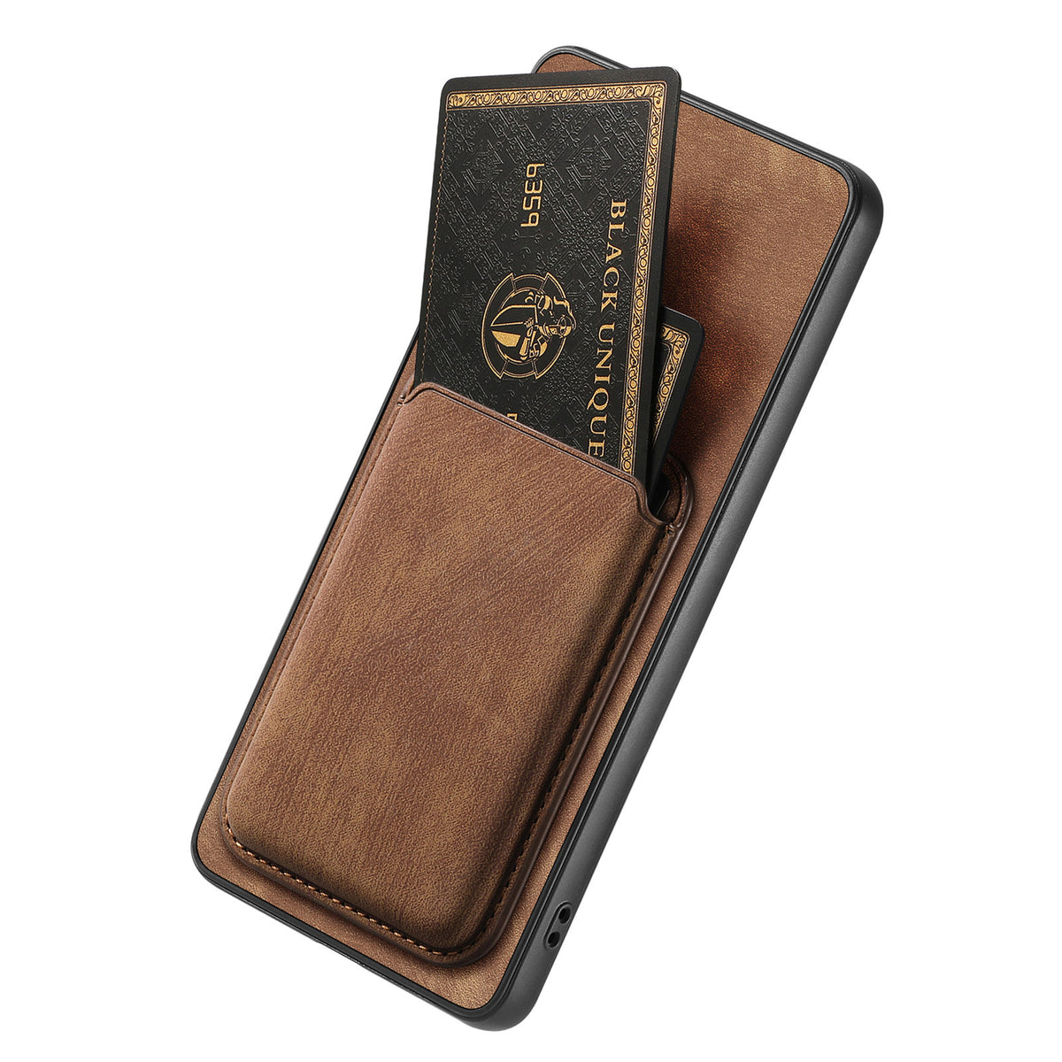 For Xiaomi 17T Pro Case Compatible with MagSafe Leather Back Cover with Detachable Card Holder