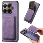 For Xiaomi 17T Pro Case Compatible with MagSafe Leather Back Cover with Detachable Card Holder