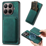 For Xiaomi 17T Case Compatible with MagSafe Leather Back Cover with Detachable Card Holder