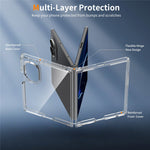 For Samsung Galaxy Z Fold8 Clear Phone Case TPU+Acrylic Shockproof Phone Back Cover
