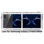 For Samsung Galaxy Z Fold8 Clear Phone Case TPU+Acrylic Shockproof Phone Back Cover