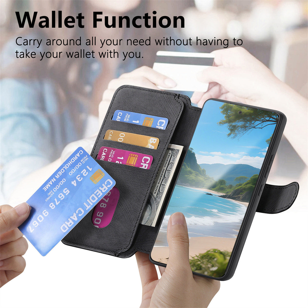 CASENEO for Xiaomi 17T Pro Magnetic Case  Detachable Leather Phone Wallet Cover