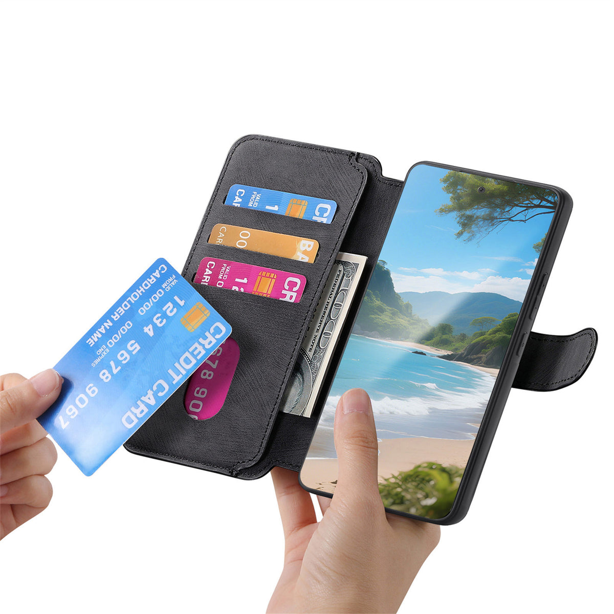 CASENEO for Xiaomi 17T Magnetic Case  Detachable Leather Phone Wallet Cover