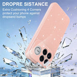 For Xiaomi Redmi K90 Pro Max 5G  /  Poco F8 Ultra Magnetic Case Glitter TPU Shockproof Phone Cover with Lanyard