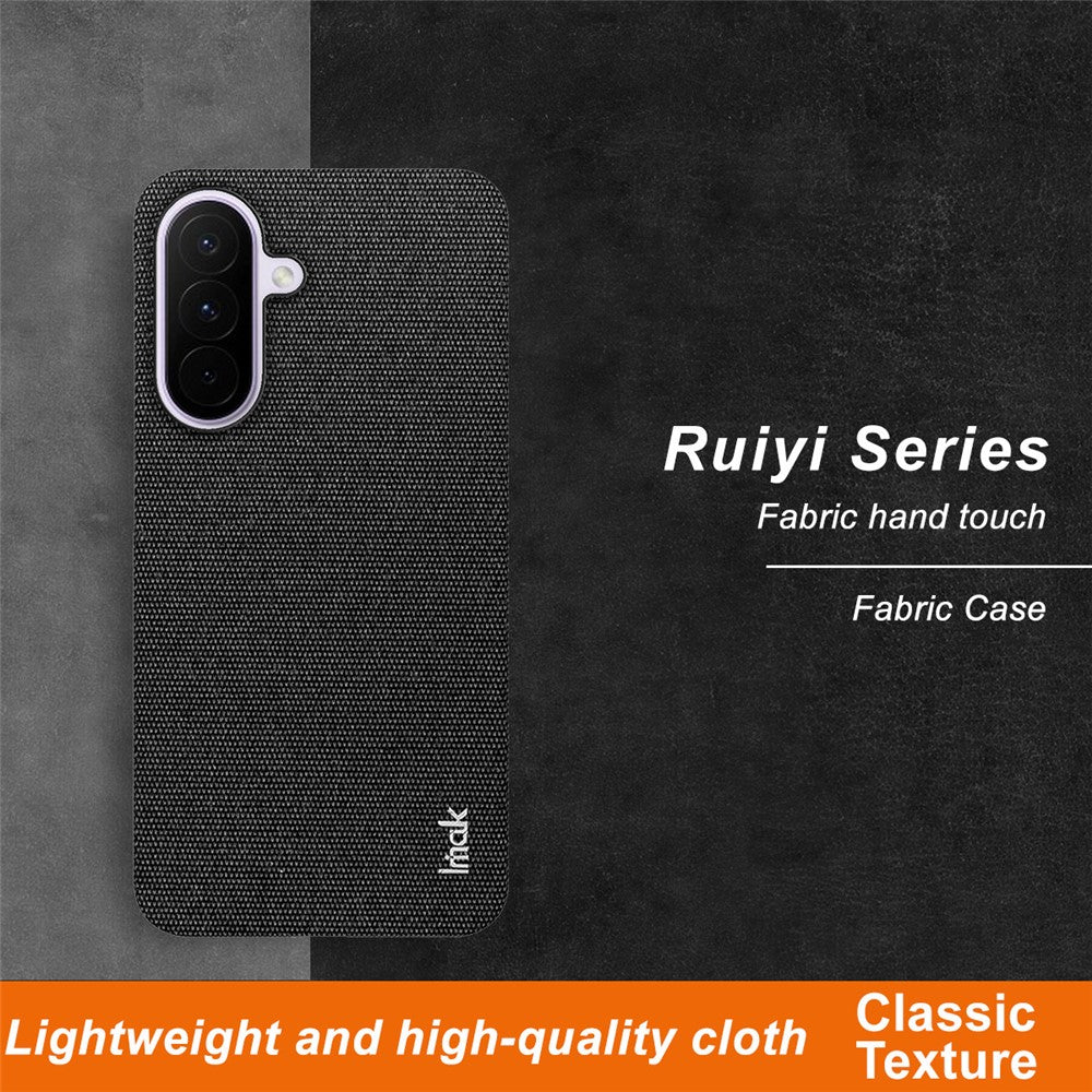 IMAK Ruiyi Series for Samsung Galaxy M47 5G / A27 5G Case Fabric Texture Leather + PC Phone Back Cover