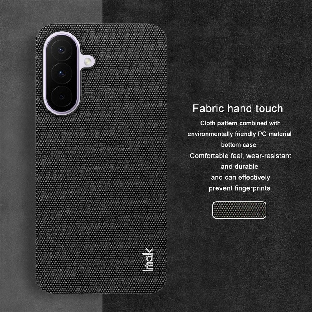 IMAK Ruiyi Series for Samsung Galaxy M47 5G / A27 5G Case Fabric Texture Leather + PC Phone Back Cover