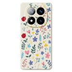 For Xiaomi Redmi Note 15 5G (Global)  /  Poco M8 5G Case Colorful Flower Branches Pattern Printing Straight Edge TPU Phone Back Cover