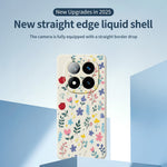 For Xiaomi Redmi Note 15 5G (Global)  /  Poco M8 5G Case Colorful Flower Branches Pattern Printing Straight Edge TPU Phone Back Cover
