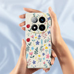 For Xiaomi Redmi Note 15 5G (Global)  /  Poco M8 5G Case Colorful Flower Branches Pattern Printing Straight Edge TPU Phone Back Cover