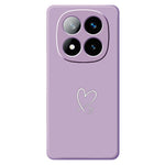Cover til Xiaomi Redmi Note 15 5G (Global) / Poco M8 5G med hvidt kærlighedsmønster, tryk, lige kant og TPU-mobilcover
