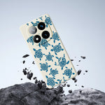 For Xiaomi Redmi Note 15 5G (Global)  /  Poco M8 5G Case Blue Turtle Pattern Printing Straight Edge TPU Phone Back Cover