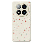 For Xiaomi Redmi Note 15 5G (Global)  /  Poco M8 5G Case Red Cherry Pattern Printing Straight Edge TPU Phone Back Cover
