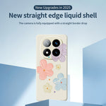 For Xiaomi Redmi Note 15 5G (Global)  /  Poco M8 5G Case Four Color Flowers Pattern Printing Straight Edge TPU Phone Back Cover