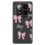 For Xiaomi Redmi Note 15 5G (Global)  /  Poco M8 5G Case Pink Bows Pattern Printing Straight Edge TPU Phone Back Cover