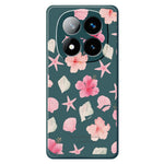 For Xiaomi Redmi Note 15 5G (Global)  /  Poco M8 5G Case Shell Peach Blossom Pattern Printing Straight Edge TPU Phone Back Cover