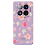 For Xiaomi Redmi Note 15 5G (Global)  /  Poco M8 5G Case Shell Peach Blossom Pattern Printing Straight Edge TPU Phone Back Cover