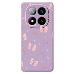 For Xiaomi Redmi Note 15 5G (Global)  /  Poco M8 5G Case Pink Bow Love Pattern Printing Straight Edge TPU Phone Back Cover