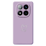 For Xiaomi Redmi Note 15 Pro 5G (Global) Case White Love Pattern Printing Straight Edge TPU Phone Back Cover