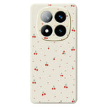 For Xiaomi Redmi Note 15 Pro 5G (Global) Case Red Cherry Pattern Printing Straight Edge TPU Phone Back Cover