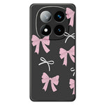 For Xiaomi Redmi Note 15 Pro 5G (Global) Case Pink Bows Pattern Printing Straight Edge TPU Phone Back Cover