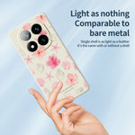 For Xiaomi Redmi Note 15 Pro 5G (Global) Case Shell Peach Blossom Pattern Printing Straight Edge TPU Phone Back Cover