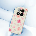 For Xiaomi Redmi Note 15 Pro 5G (Global) Case Shell Peach Blossom Pattern Printing Straight Edge TPU Phone Back Cover