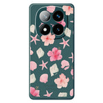 For Xiaomi Redmi Note 15 Pro 5G (Global) Case Shell Peach Blossom Pattern Printing Straight Edge TPU Phone Back Cover