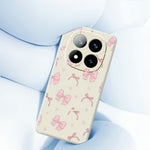For Xiaomi Redmi Note 15 Pro 5G (Global) Case Pink Bow Love Pattern Printing Straight Edge TPU Phone Back Cover