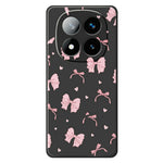 For Xiaomi Redmi Note 15 Pro 5G (Global) Case Pink Bow Love Pattern Printing Straight Edge TPU Phone Back Cover