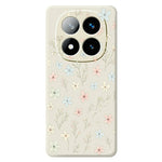 For Xiaomi Redmi Note 15 Pro 5G (Global) Case Small Flower Branches Pattern Printing Straight Edge TPU Phone Back Cover